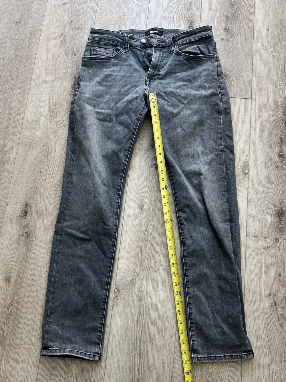 Mavi Men's Marcus Slim Fit Charcoal Gray Jeans